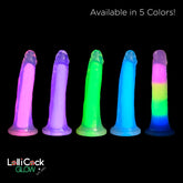 Dildo Lollicock Glow in the Dark - 18 cm
